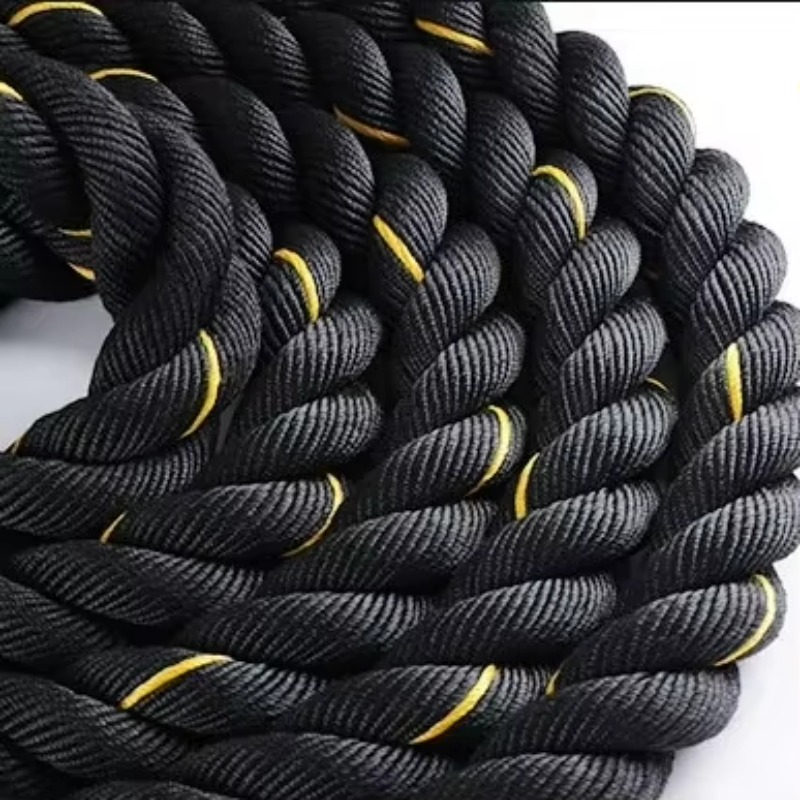Home Gym Workout - Workout Exercise Battle Rope Fitness Heavy