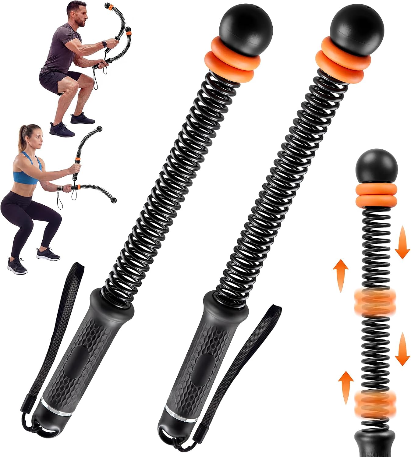 Adjustable Ropeless Battle Rop - Fitness Home Gym Equipment ulasan dan harga