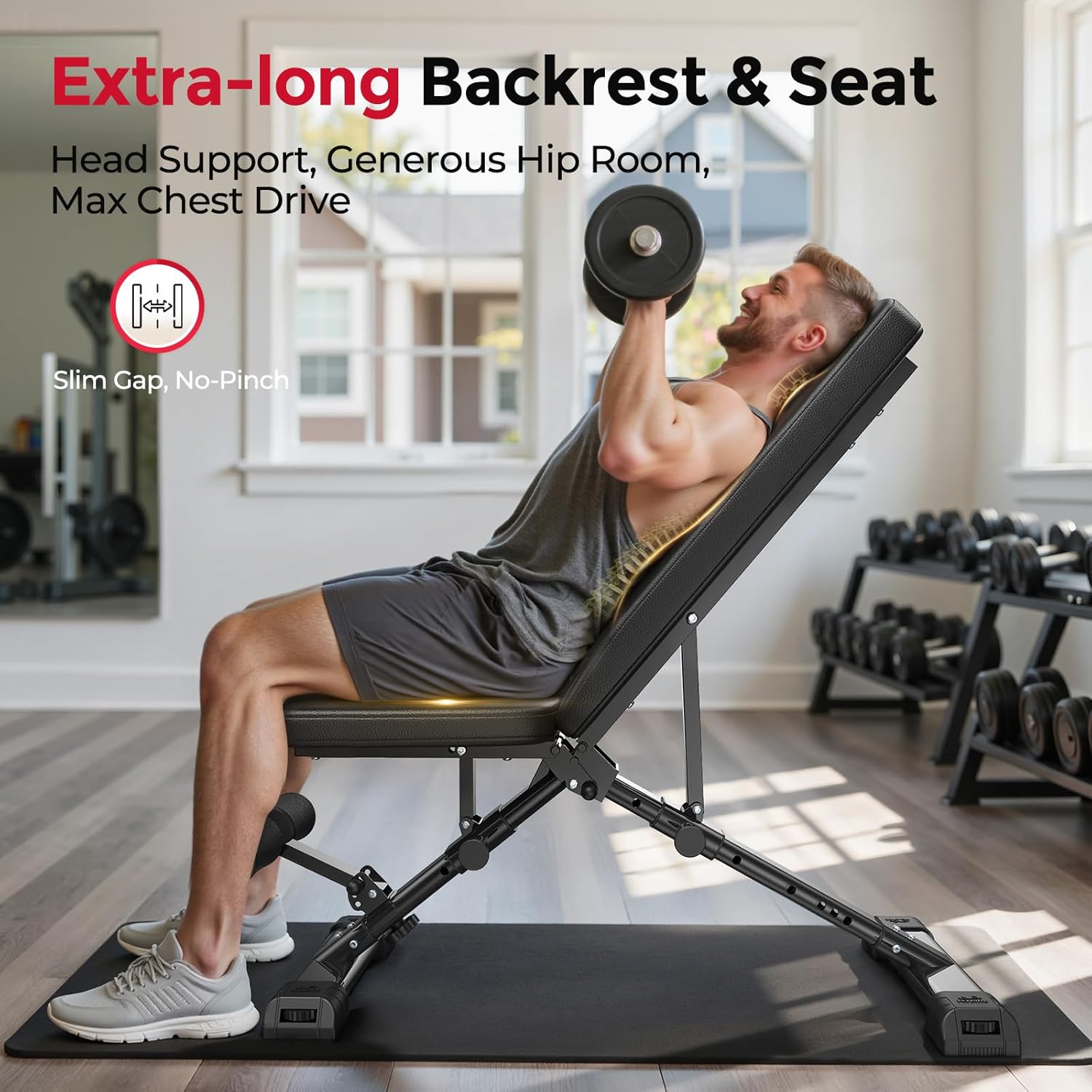 Home Gym Adjustable Weight Ben - Home Gym Bench ulasan dan harga