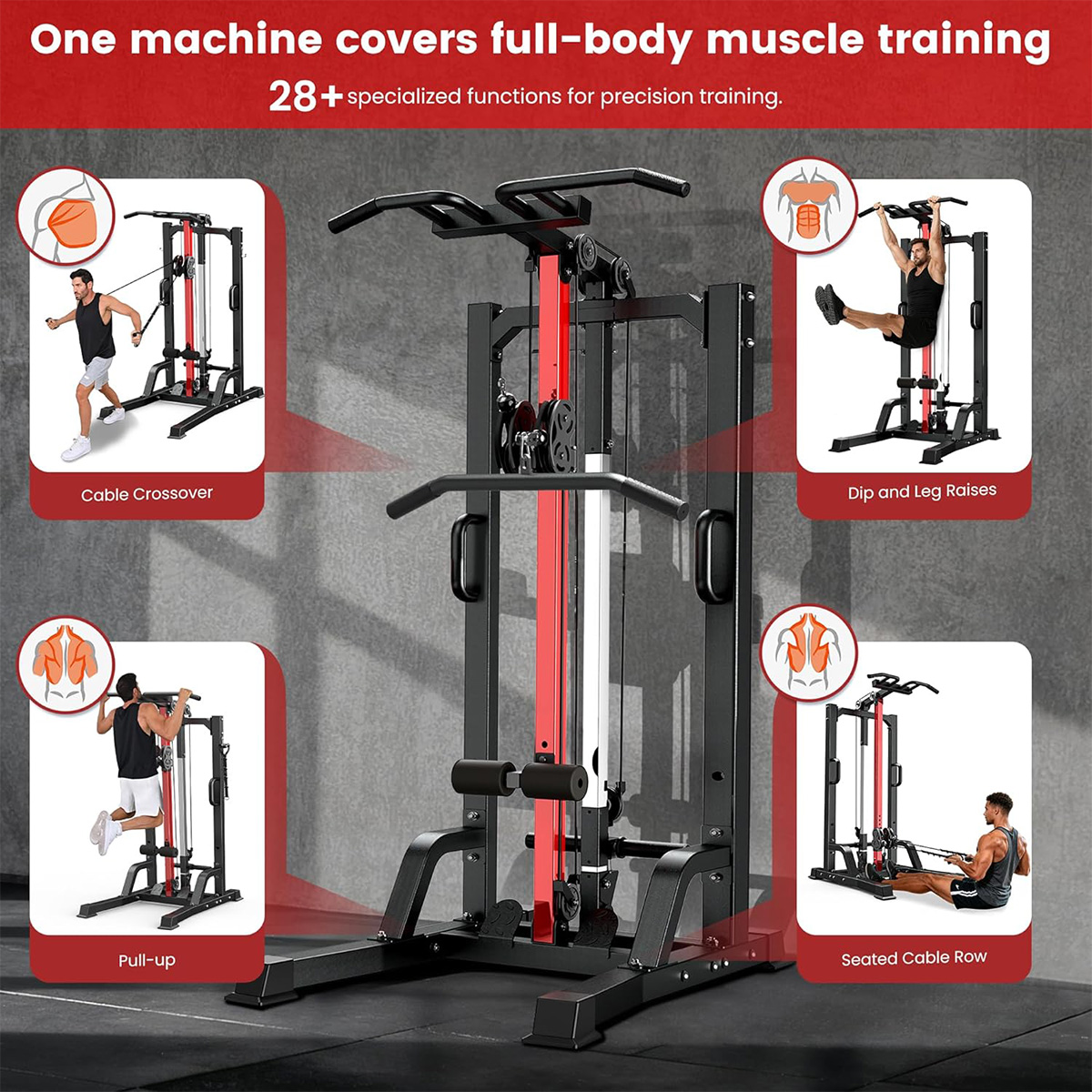 Pooboo Home Gym Machine - High - Home Gym System ulasan dan harga