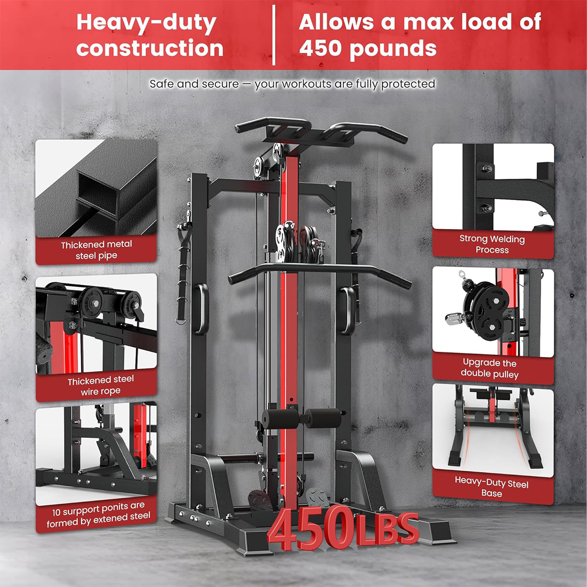 Pooboo Home Gym Machine - High - Home Gym System ulasan dan harga