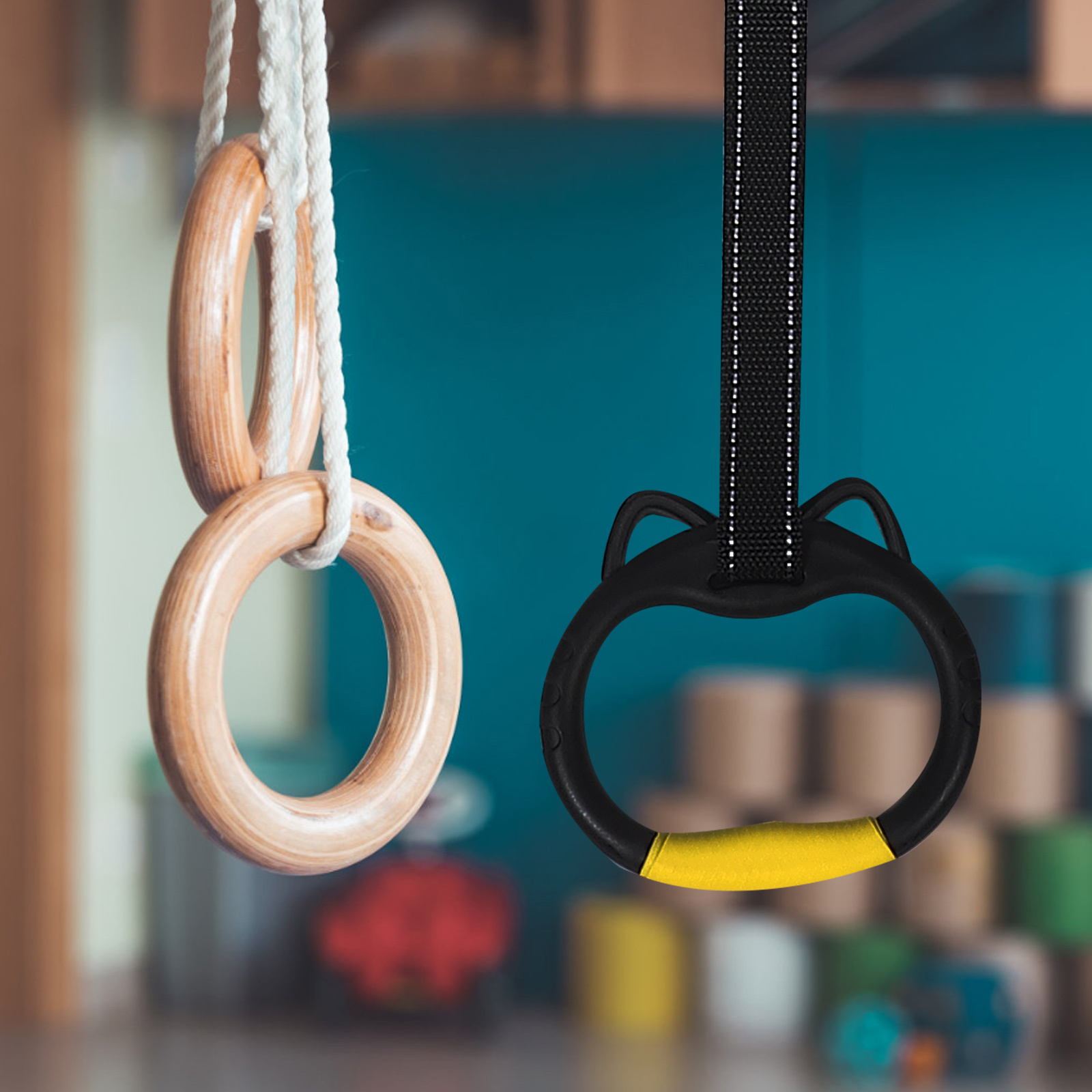 1 set 1 Set Gymnastics Rings F - Home Gym Packages ulasan dan harga