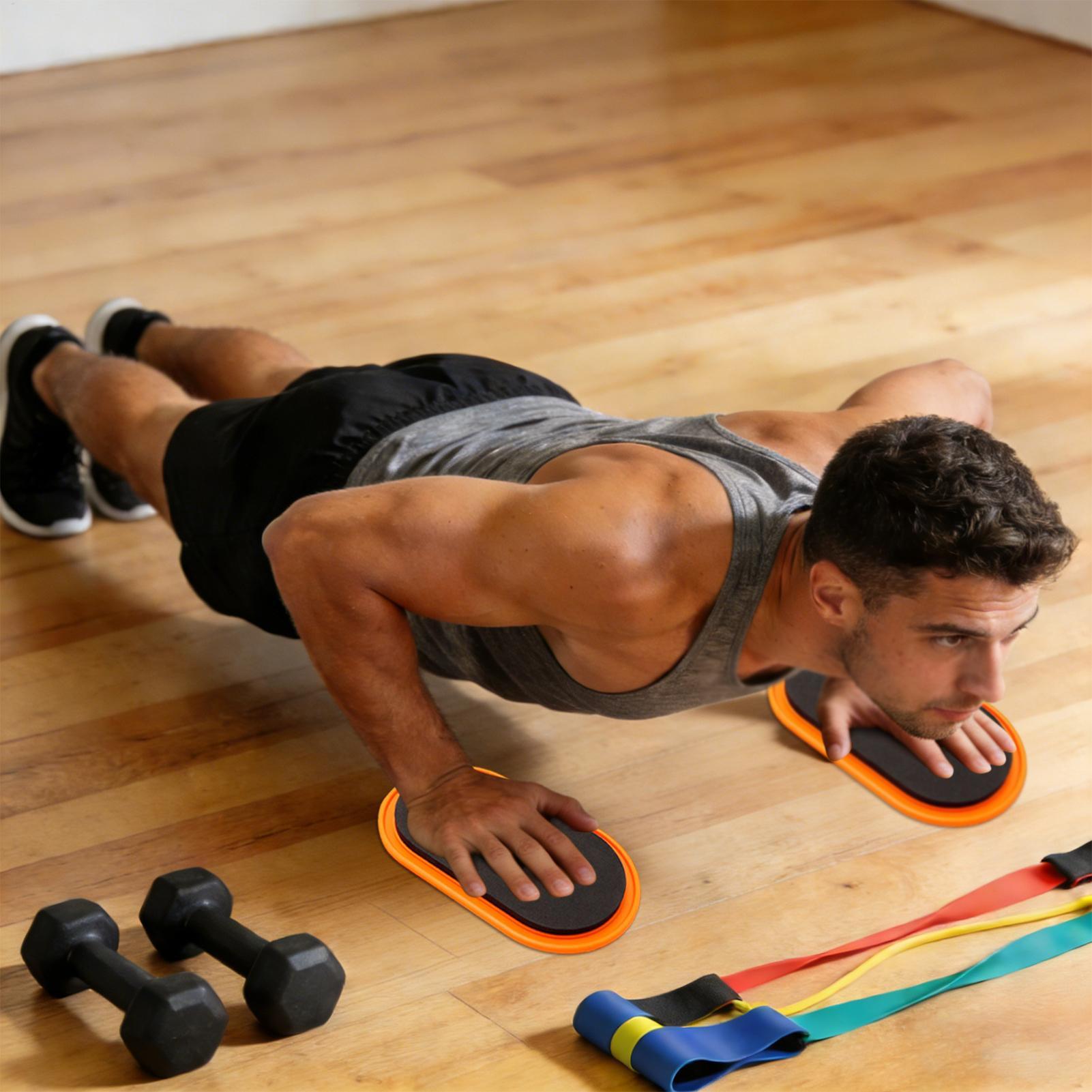 Workout Sliders Disc Oval Shap - Fitness Home Gym Equipment ulasan dan harga
