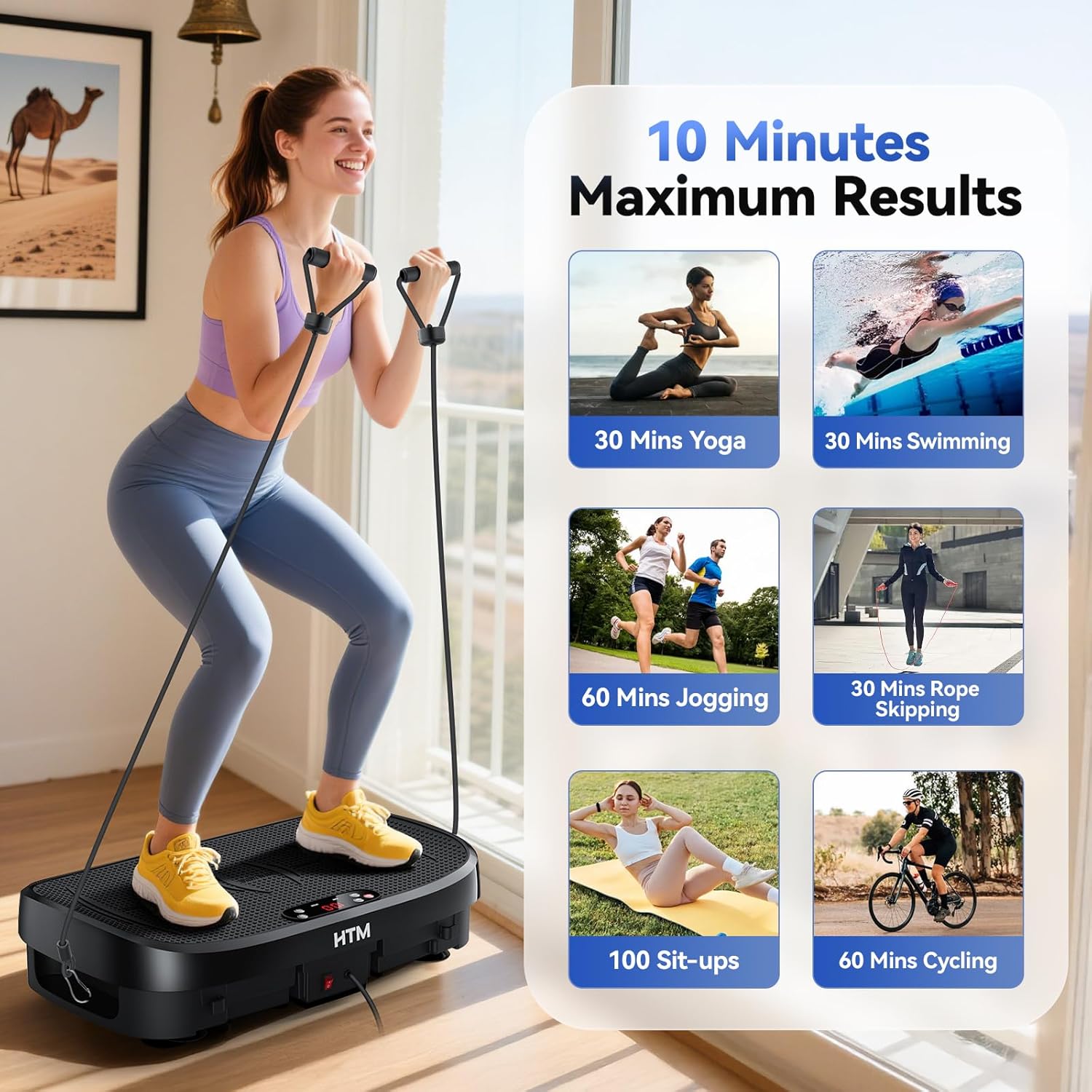 Vibration Plate Fat Burning Fi - Home Gym System ulasan dan harga
