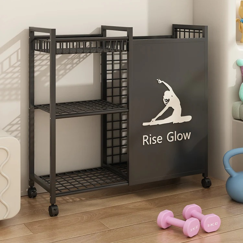Mobile Fitness Cart with Wheel - Home Gym In Garage ulasan dan harga