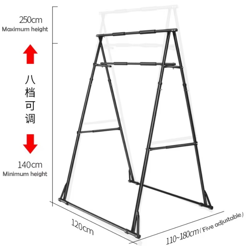 Home Fitness Pull-Up Bar Pull- - Fitness Home Gym Equipment ulasan dan harga
