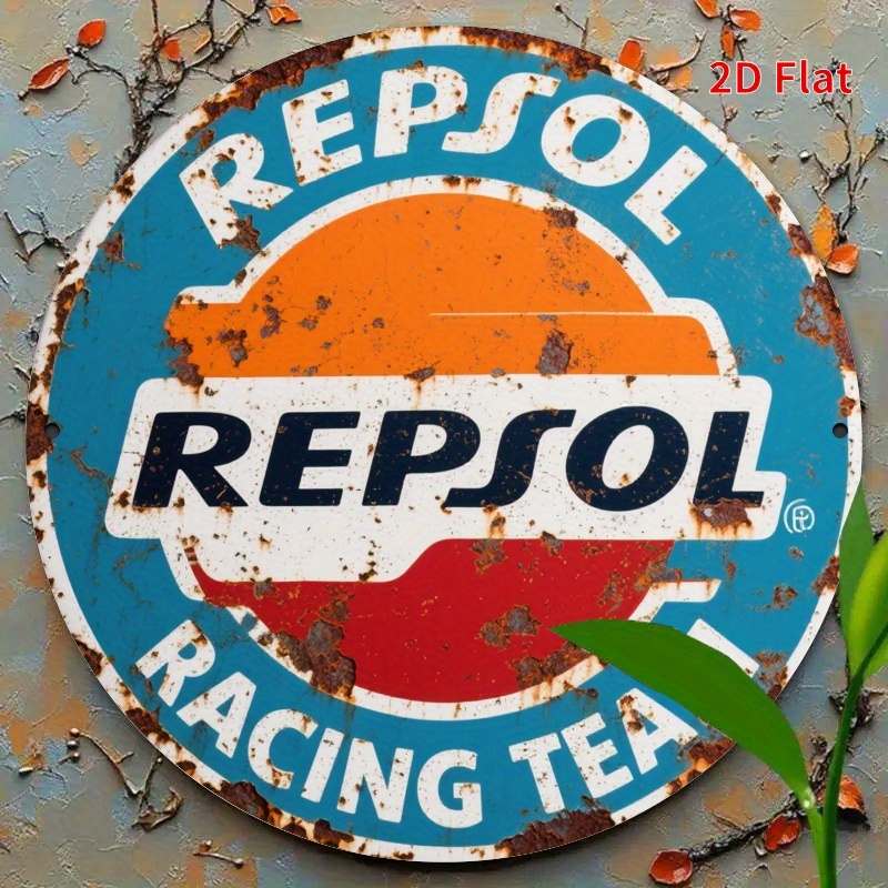 2D Flat, 1pc Vintage REPSOL Lo - Home Gym In Garage ulasan dan harga