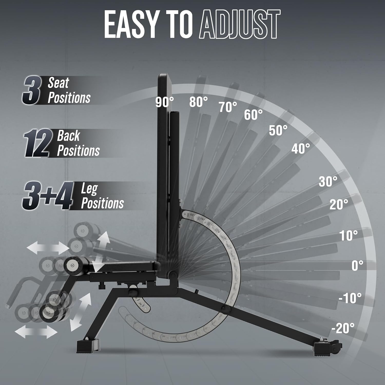 Home Gym Weight Bench - Steel  - Home Gym Bench ulasan dan harga