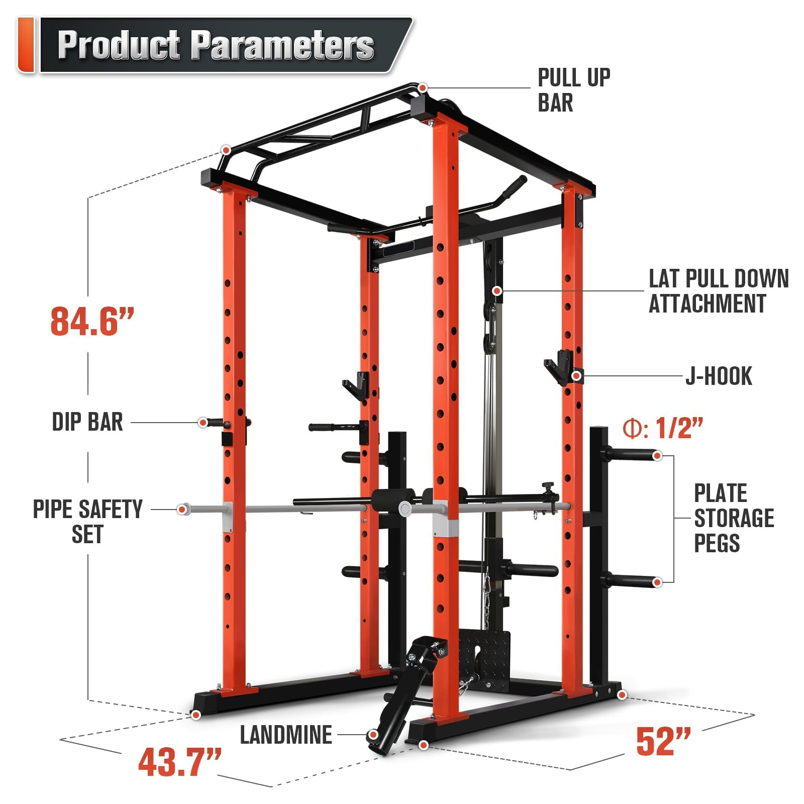 Commercial  Multi-function Pow - Home Gym System ulasan dan harga