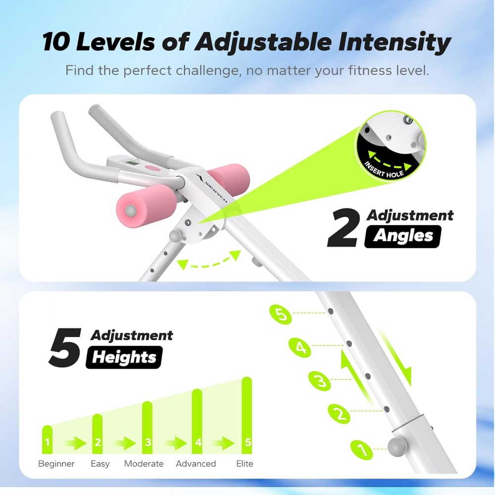 Adjustable Ab Trainer Machine  - Home Gym Workout ulasan dan harga