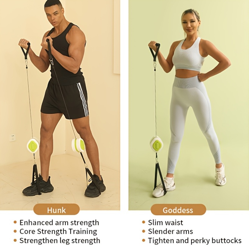 Portable Retractable Cable Tra - Home Gym System ulasan dan harga