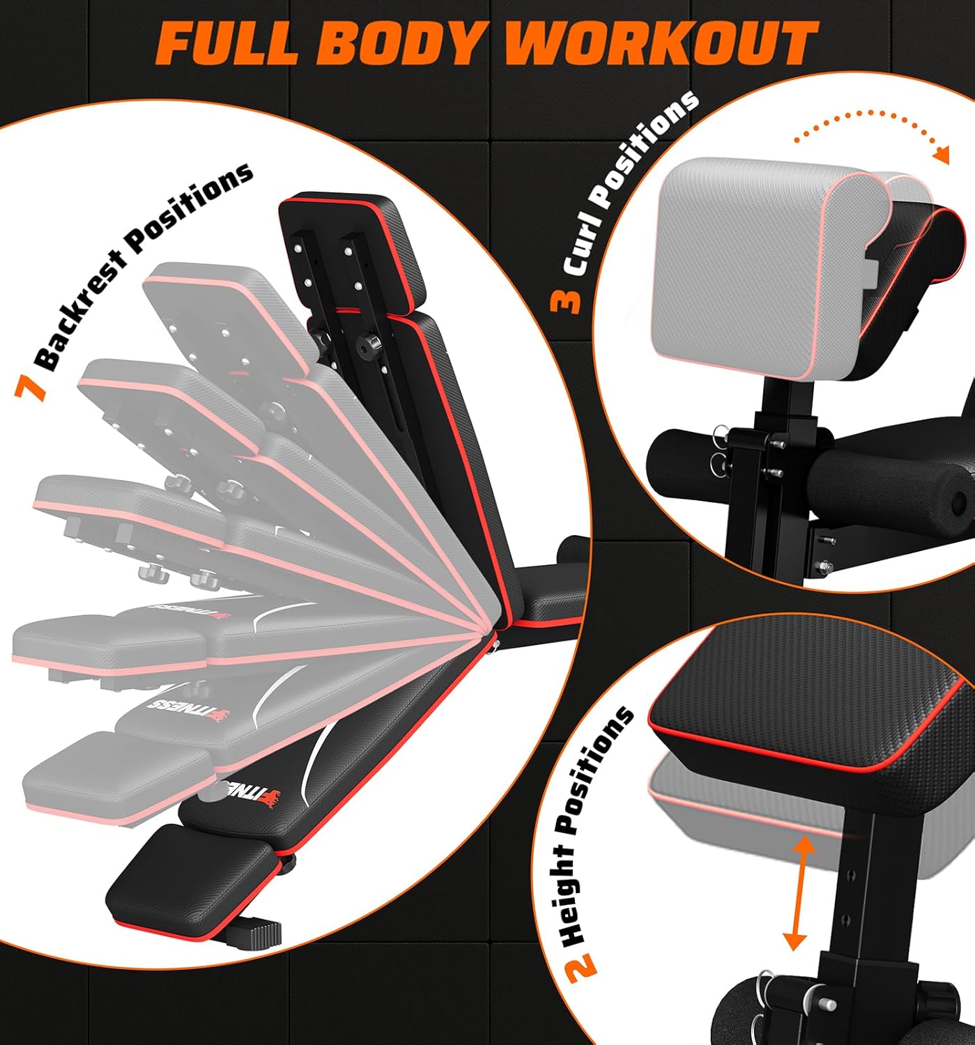 Home Gym Foldable Weight Bench - Home Gym Bench ulasan dan harga