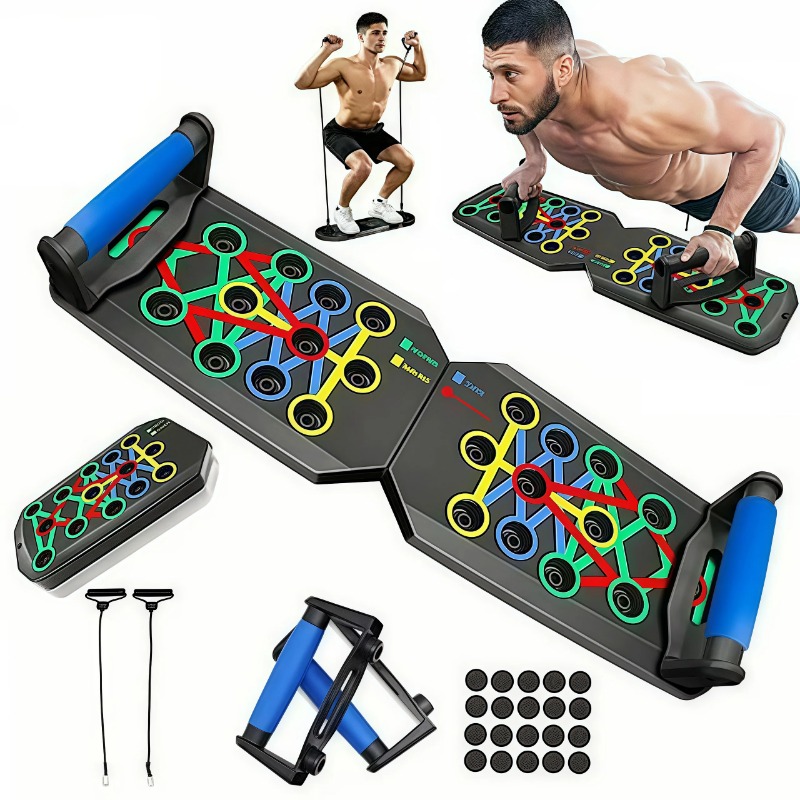 Foldable Push Up Board with Re - Home Gym System ulasan dan harga