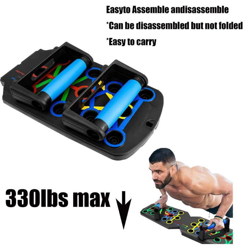 Foldable Push Up Board with Re - Home Gym System ulasan dan harga